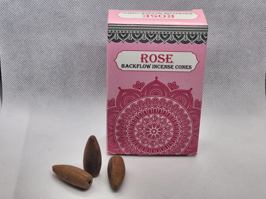 Backflow incense Cones| Rose