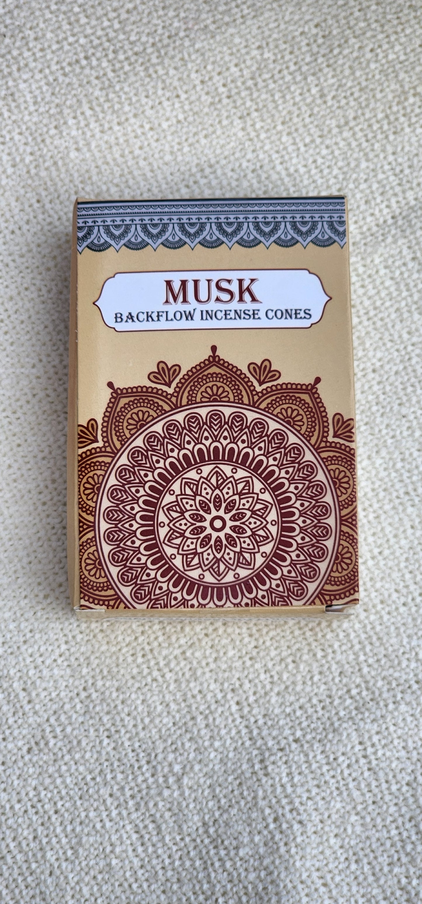 Backflow incense Cones| Musk